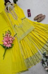 Sc 1325 Heavy Faux Georgette Embroidery Work Sharara Suits Collections